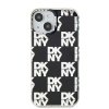 DKNY DKHCP15SHDLCEK iPhone 15 / 14 / 136.1 czarny/black hardcase IML Checkered Mono Pattern